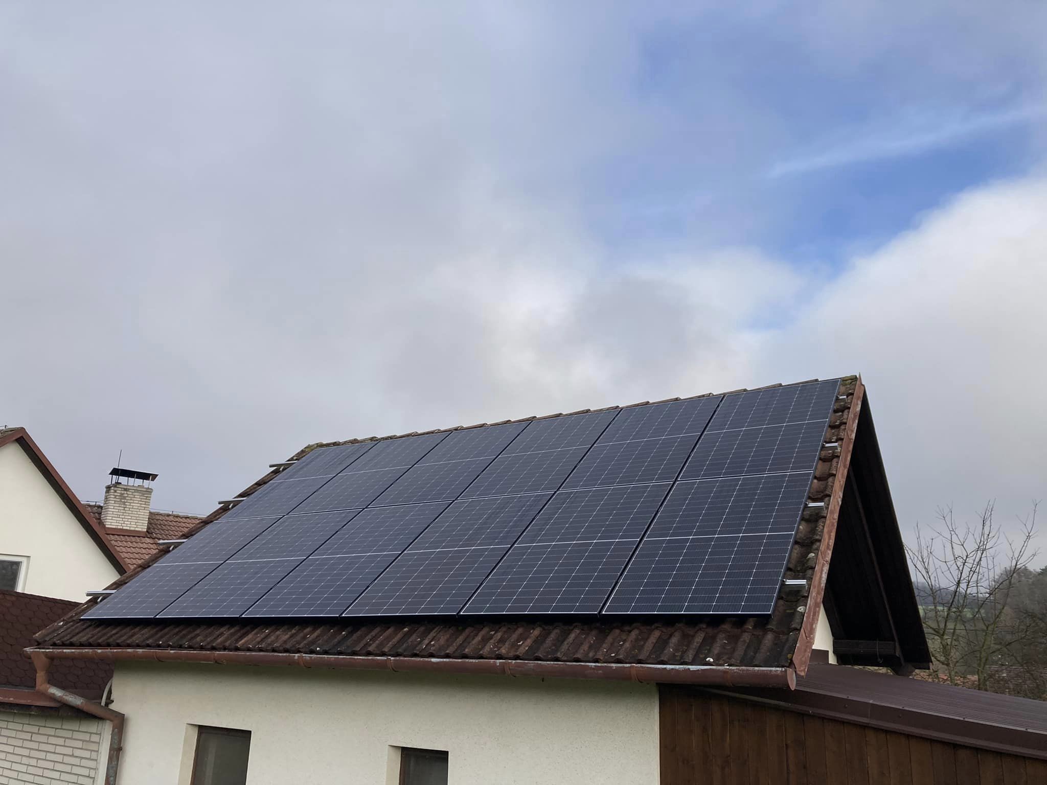 Fotovoltaická elektrárna pro RD ve Zlíně